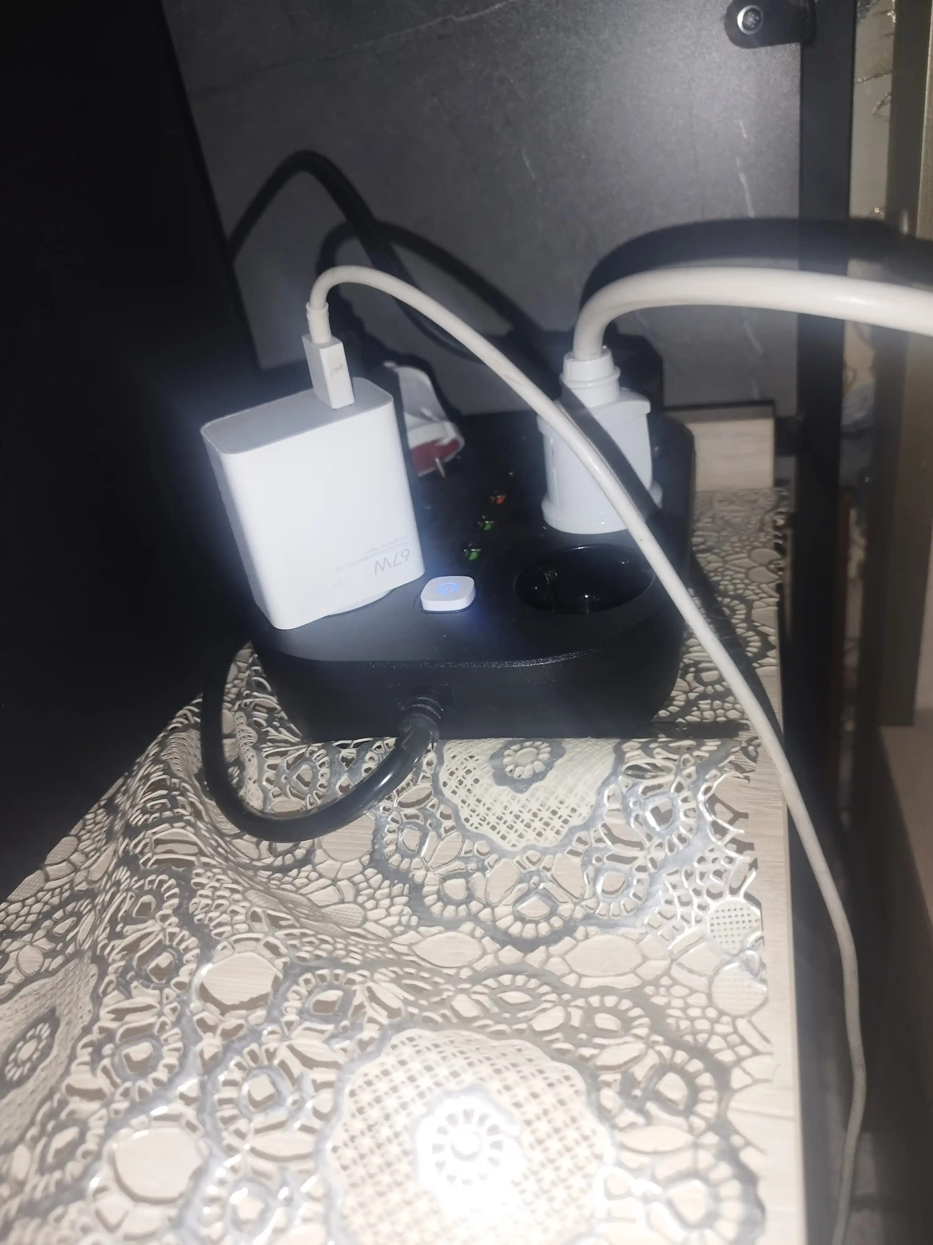 Электрический удлинитель, сетевой фильтр, 3 порта USB, 6 розеток, Type-C