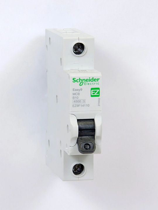 EZ9F14110 Easy9, 1p, 10A, B egri chizig‘i, 4,5kA - Avtomatik o‘chirgich, Schneider Electric - 