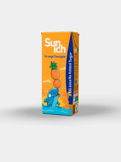 "Sunich" Kids Pineapple, 200 мл — BARBICA-MJNXHVC