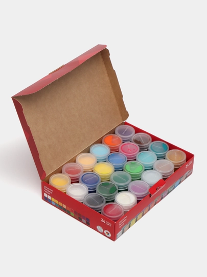 Klassik plastilini ErichKrause Jolly Friends 24 ta rang, stekli, 432 g