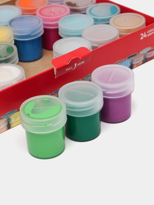 Klassik plastilini ErichKrause Jolly Friends 24 ta rang, stekli, 432 g