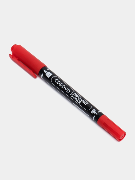 Ikki tomonlama marker CD, qizil MG-007rd, 2 donadan - 