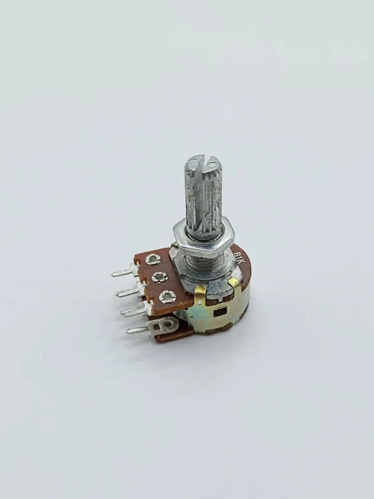 Potensiometr WH148-2 B1K L20mm 1kOm, 6 pinli, panel uchun