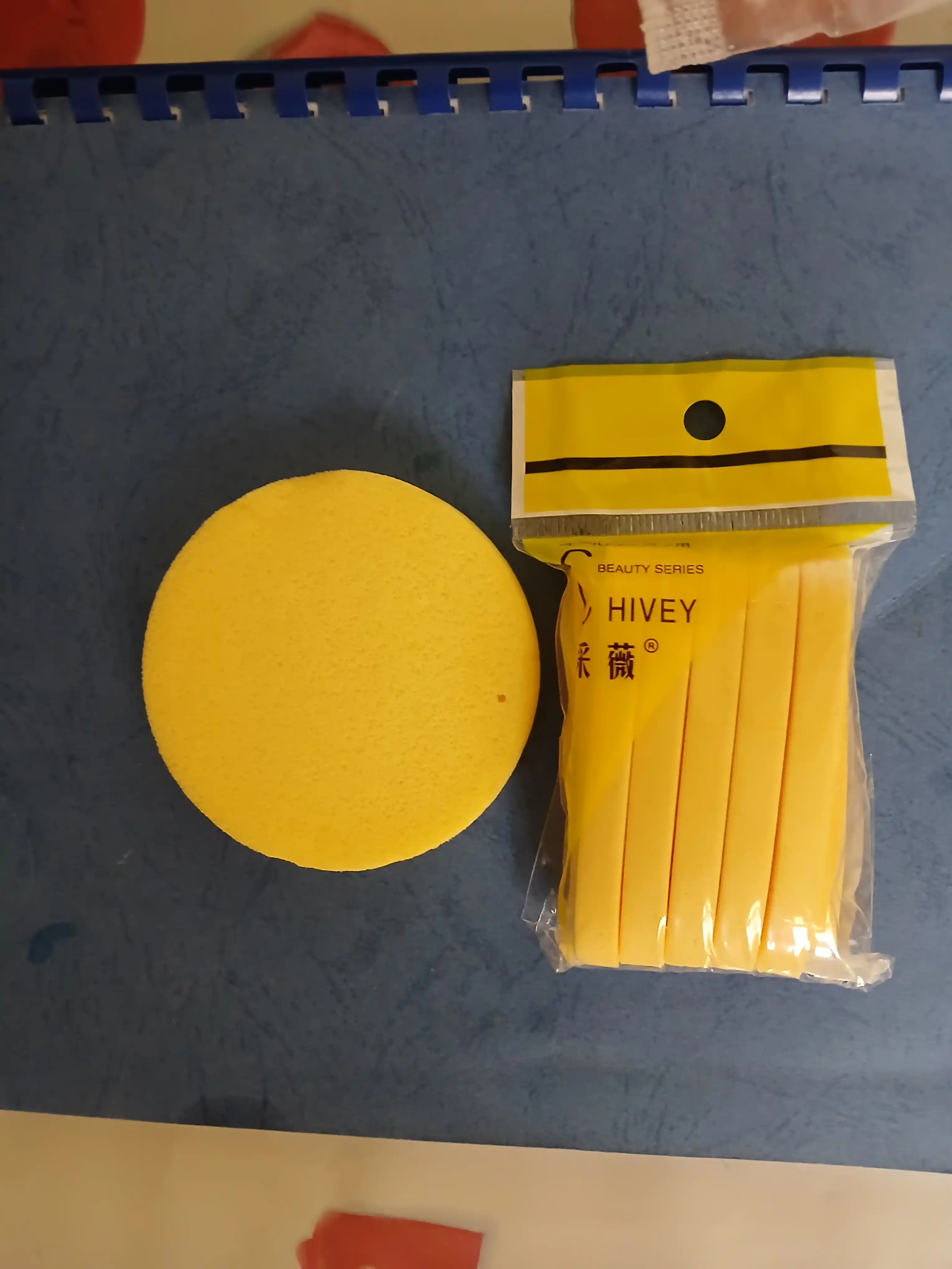 Yuvish uchun presslangan kosmetik gubkalar, 12 dona