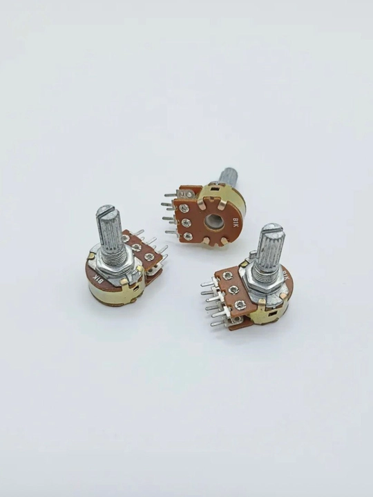 Potensiometr rezistor WH148-2 B1K L20mm 1kOm (3 dona)