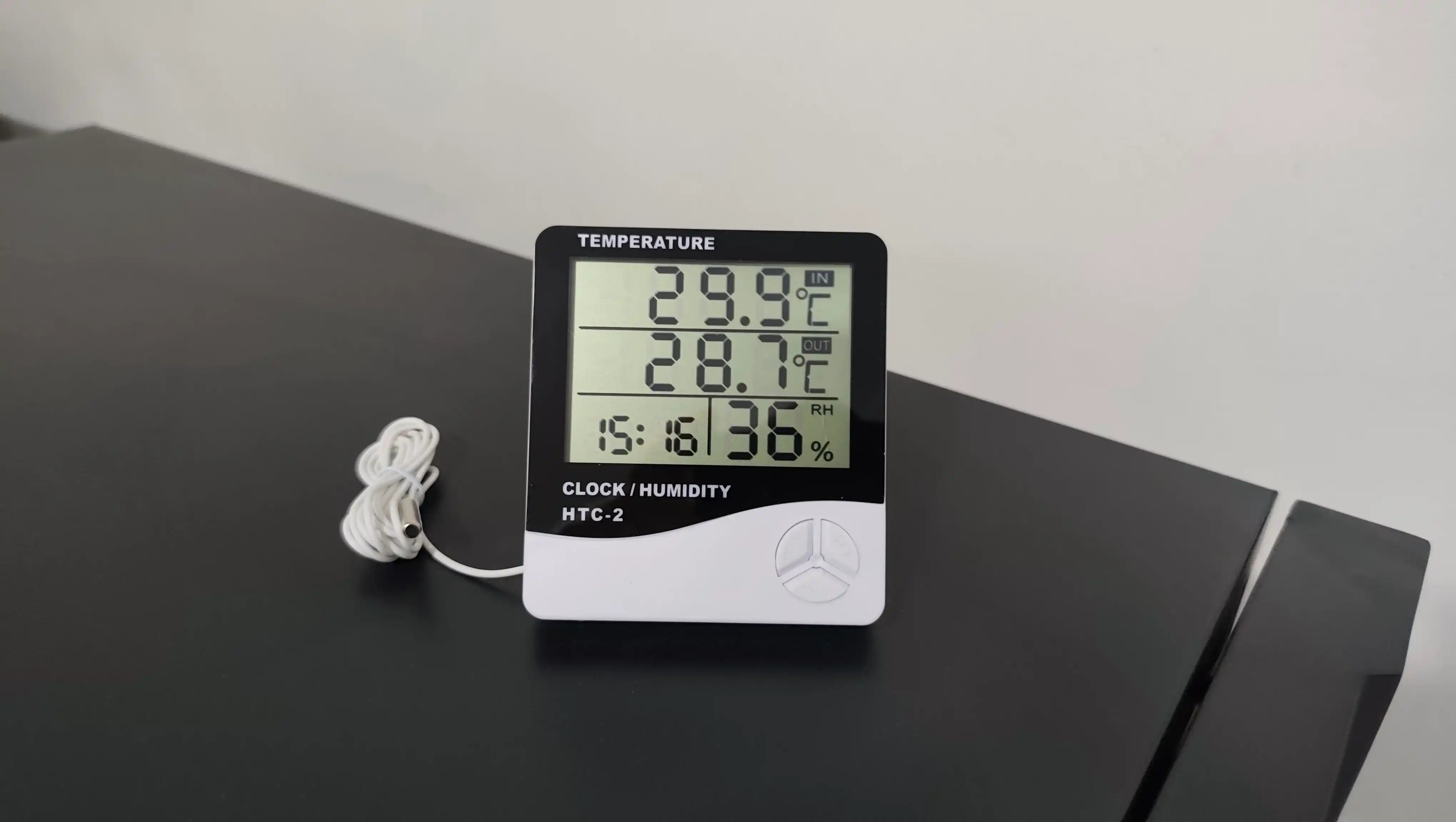 Термогигрометр HTC-2, термометр, гигрометр, часы