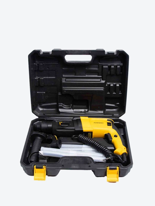 ADEGSO Elektrli Perforator – 3 funksiyali, 1500 Vt, to‘plamda sverlo va qutisi bilan