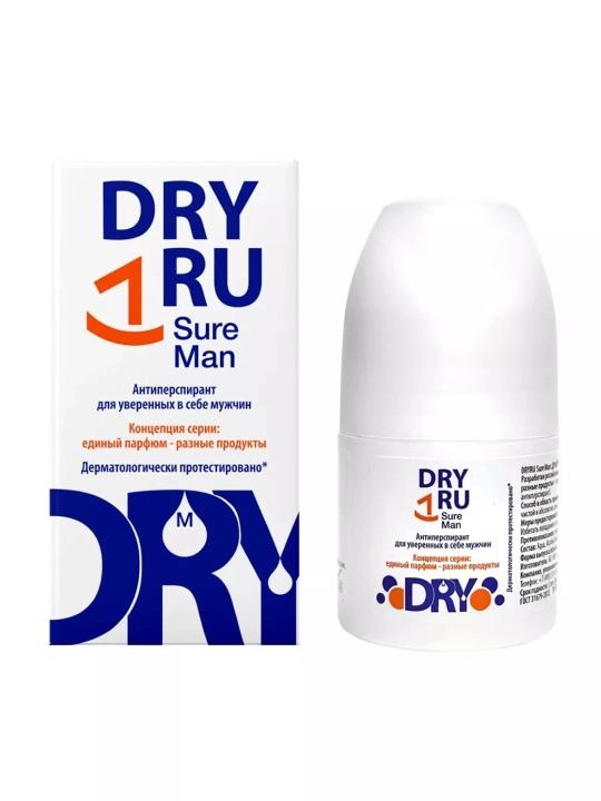 Дезодорант антиперспирант для мужчин Sure Men, с парфюмом, 50 мл