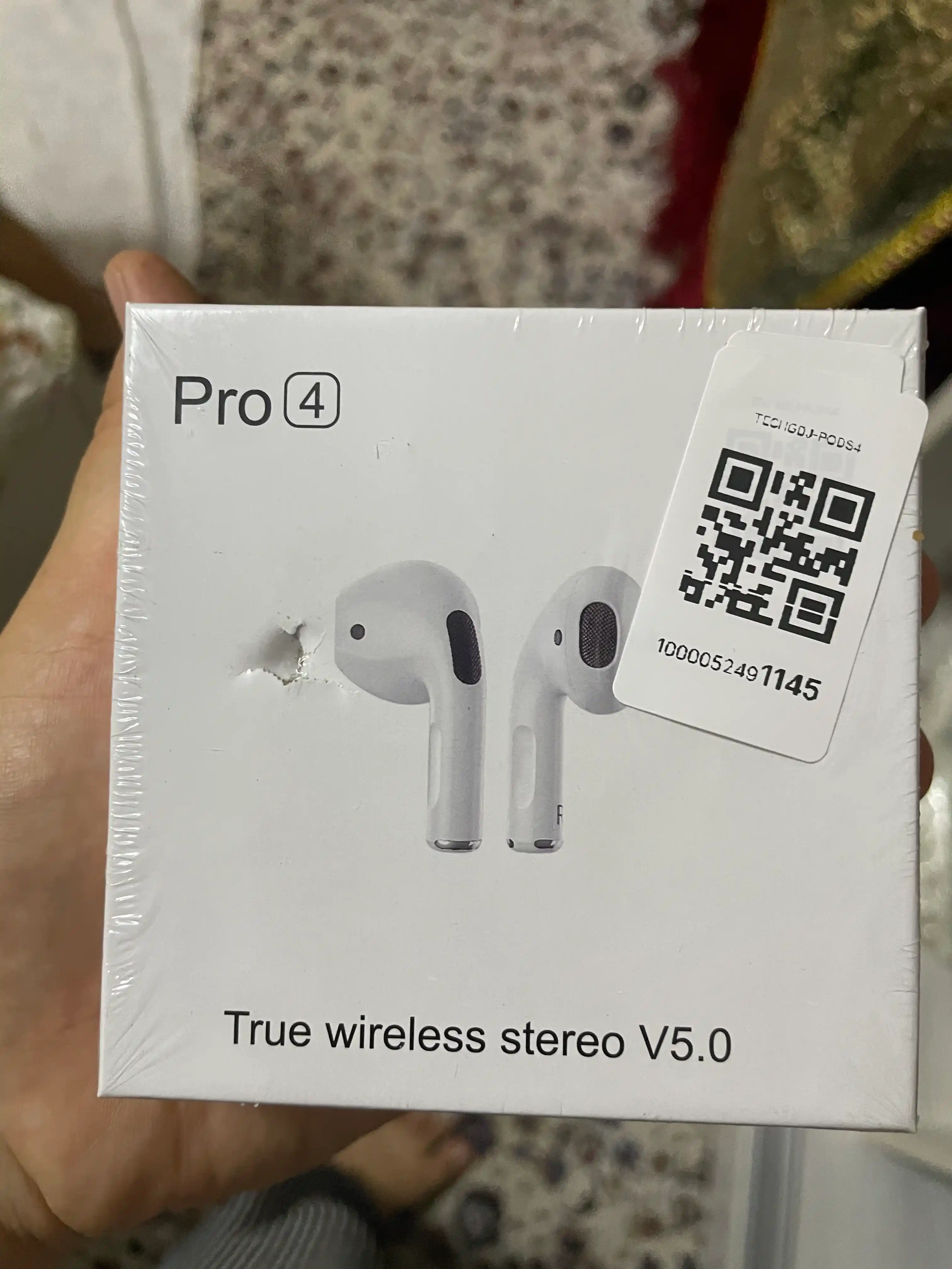 Simsiz quloqchinlar Pods Pro 4, sensorli