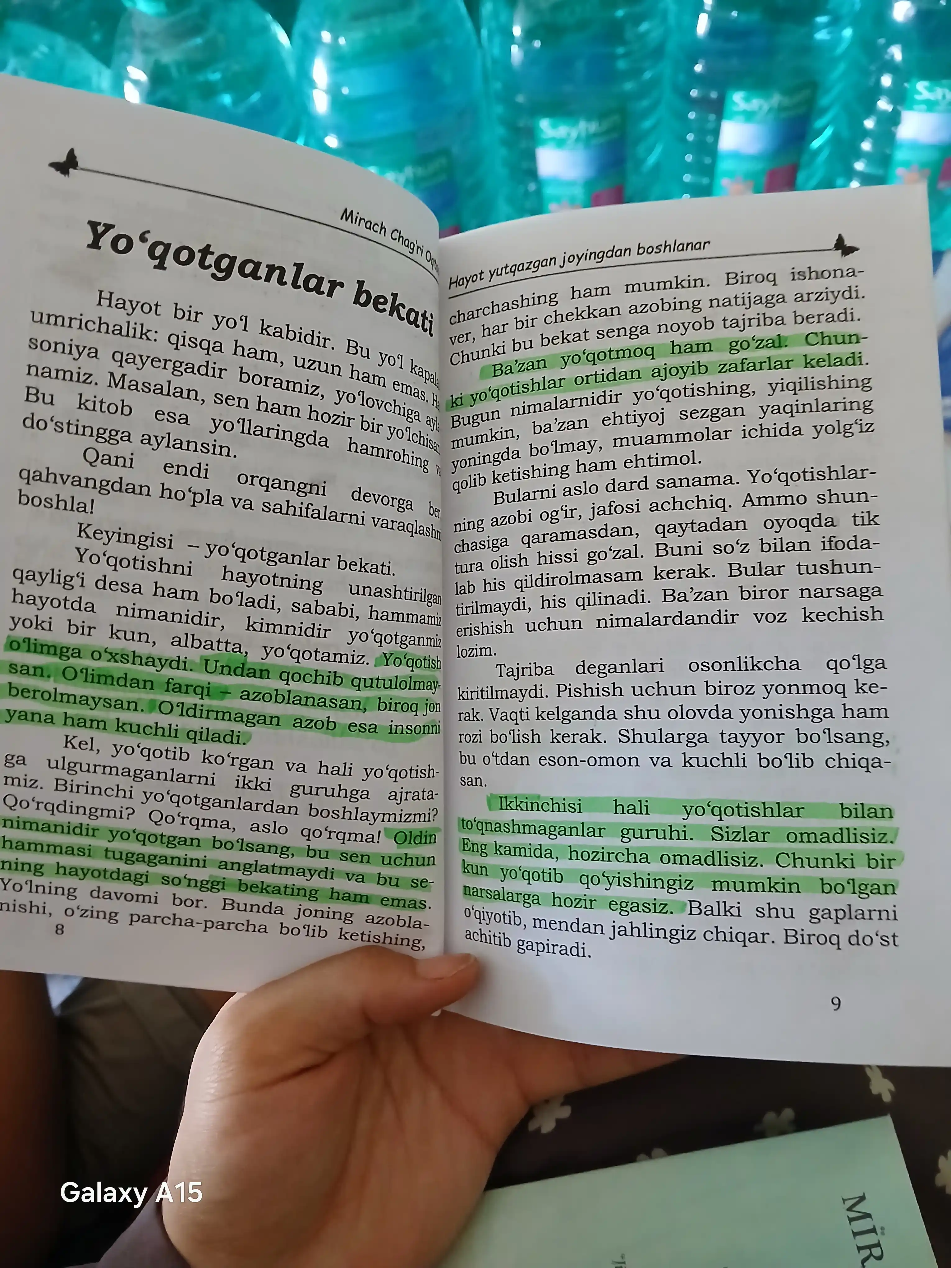 Hayot yutqazgan joyidan boshlanadi —  Mirach Chagri Otash