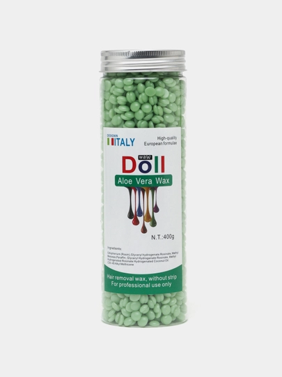 Воск в гранулах для депиляции, шугаринга, Doll, 300 гр 100 гр - 