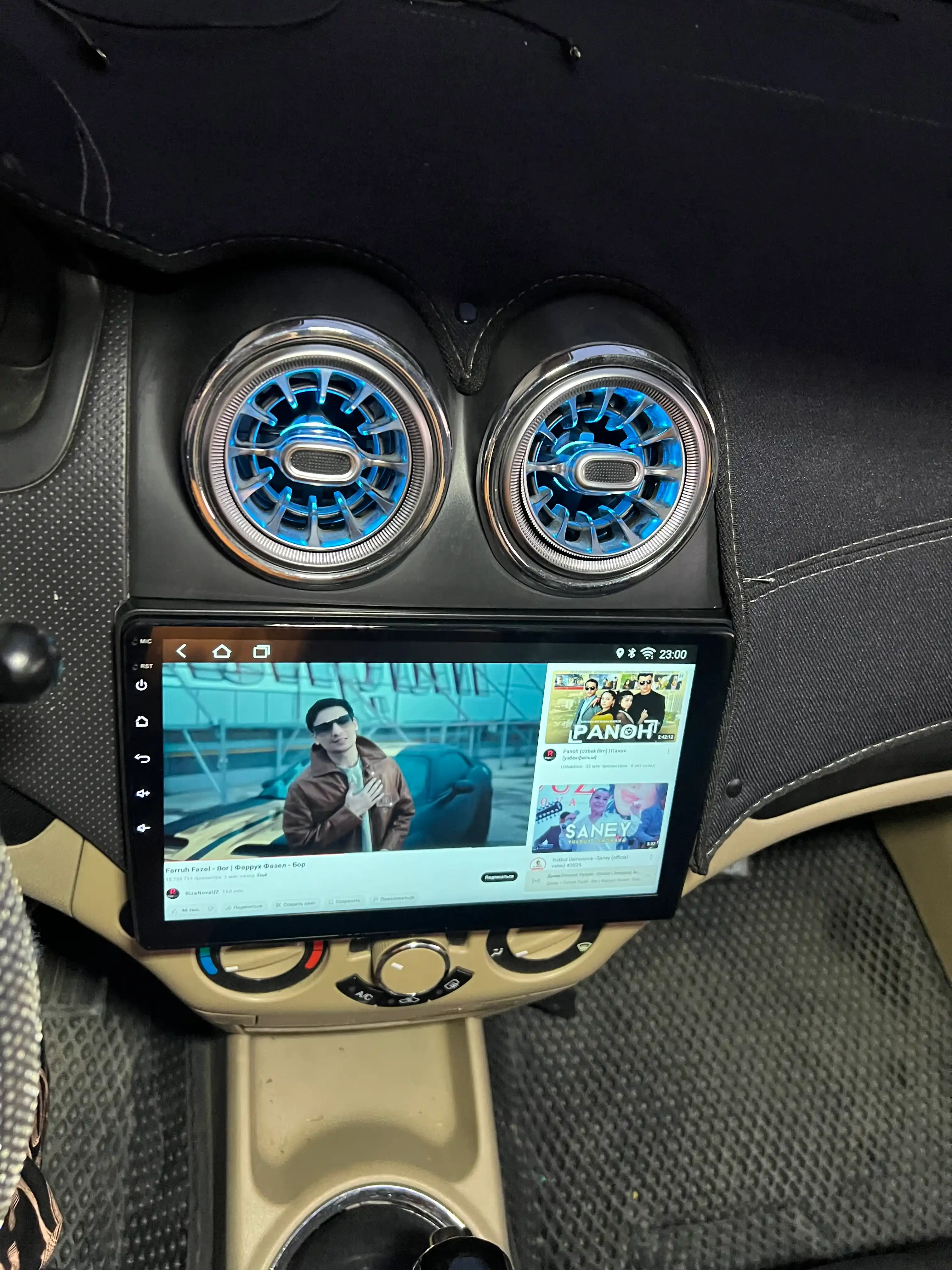 Avto Monitor — Android, Wi-Fi, 4/64 GB, universal ekran, qotmas va qizimas, 2 yil kafolat