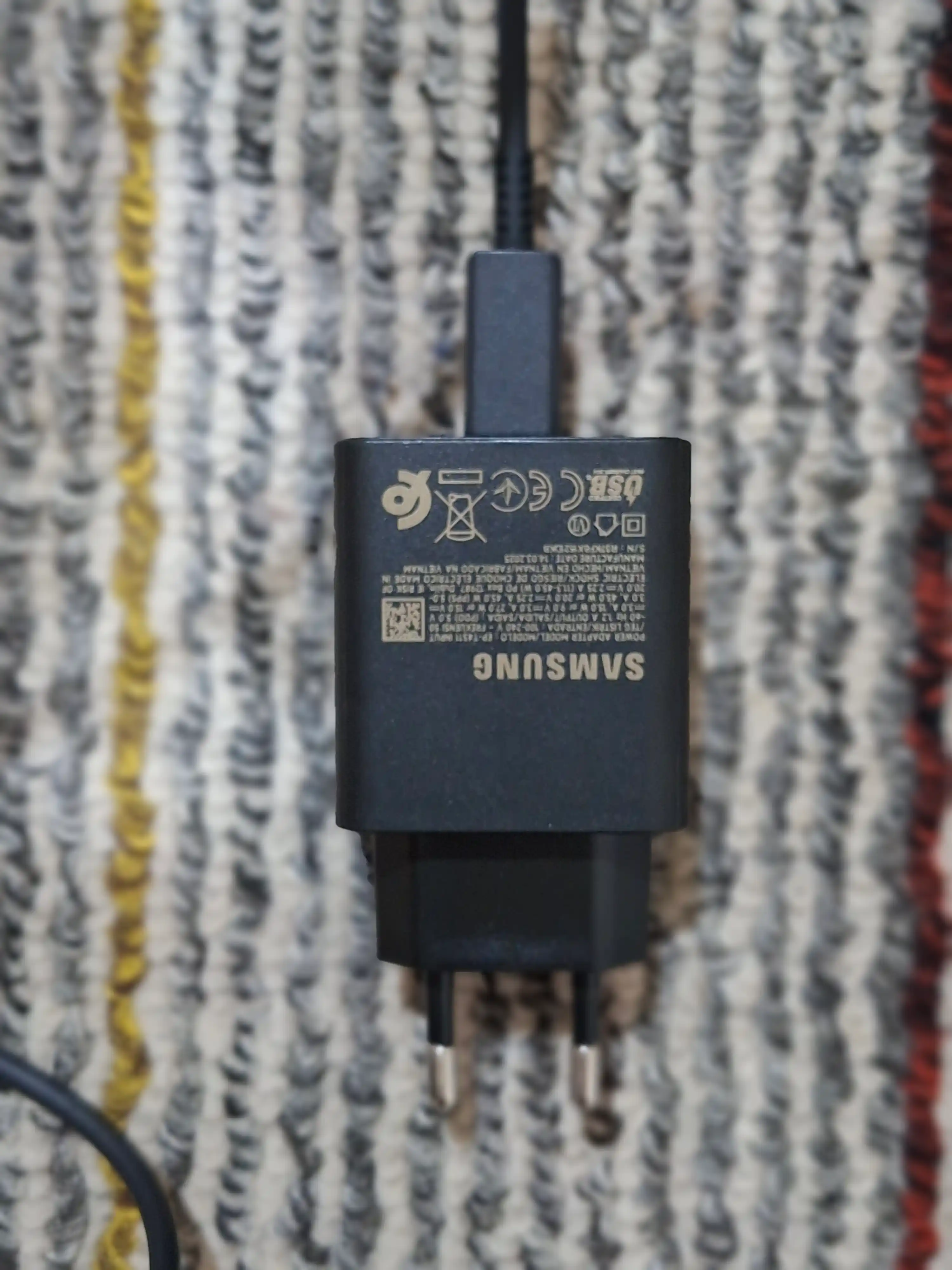 Блок питания Samsung 45w, с кабелем, type-c