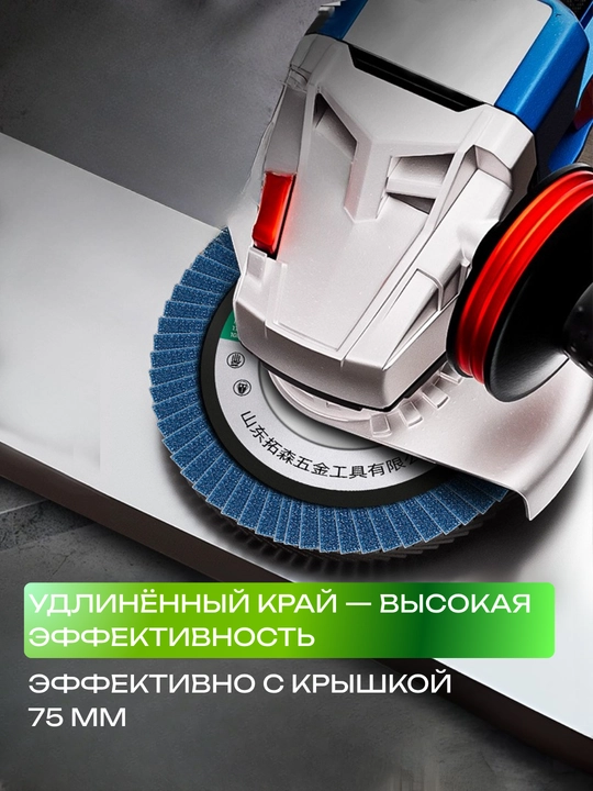 Lepestkali silliqlovchi disk TUOSEN 100 mm, to‘plamda 5 dona