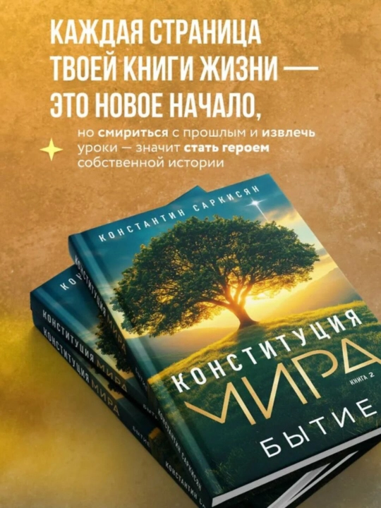 Konstitutsiya mira. Bytiye. Sarkisyan Konstantin Vladislavovich