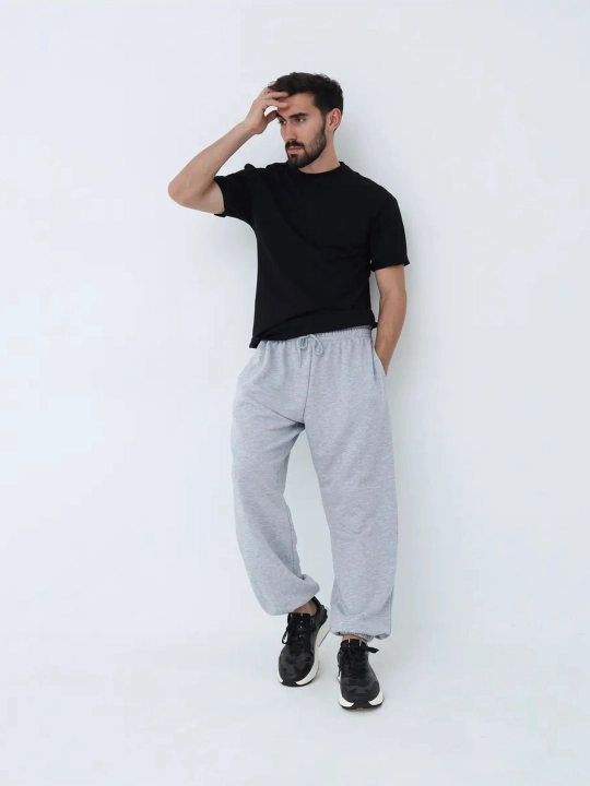 Erkaklar uchun keng shimlar, triko oversize