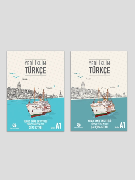 Yedi Iklim Turkce. A1, A2, B1, B2, C1. Учебник и рабочие тетради по турецкому языку, A4