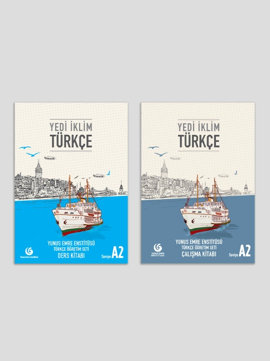 Yedi Iklim Turkce. A1, A2, B1, B2, C1. Учебник и рабочие тетради по турецкому языку, A4