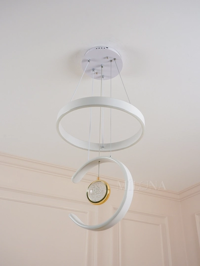 Lyustra Led, 3xil yoritish rejimli, balandligi sozlanadi, svetodiodli,bolalar xonasi uchun