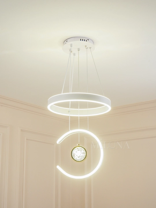 Lyustra Led, 3xil yoritish rejimli, balandligi sozlanadi, svetodiodli,bolalar xonasi uchun