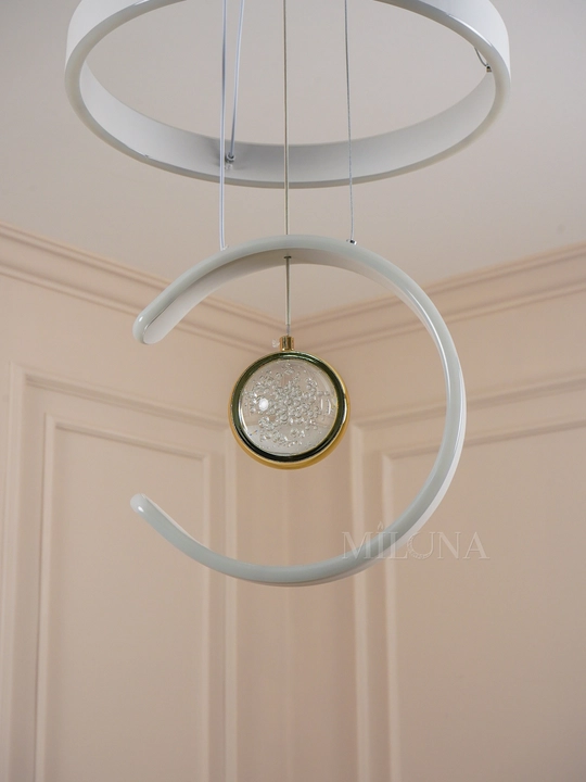 Lyustra Led, 3xil yoritish rejimli, balandligi sozlanadi, svetodiodli,bolalar xonasi uchun
