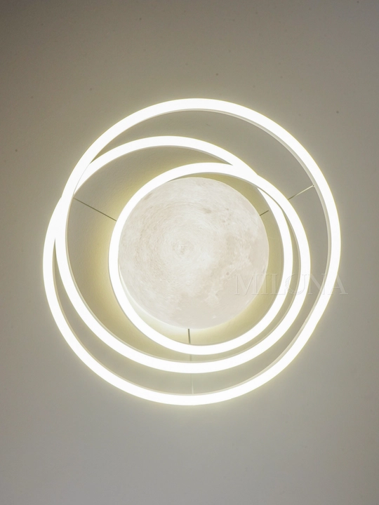 Lyustra Led, 3xil yoritish rejimli, balandligi sozlanadi, svetodiodli,bolalar xonasi uchun