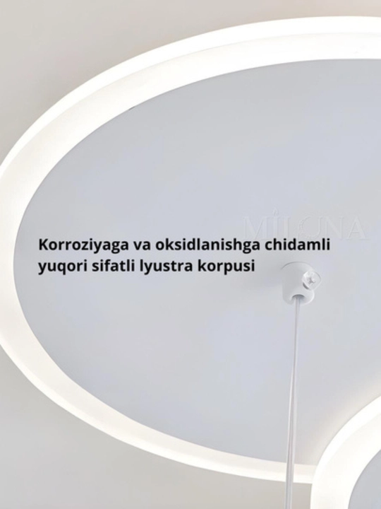 Lyustra Led, 3xil yoritish rejimli, balandligi sozlanadi, svetodiodli,bolalar xonasi uchun