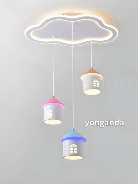 Lyustra Led, 3xil yoritish rejimli, balandligi sozlanadi, svetodiodli,bolalar xonasi uchun