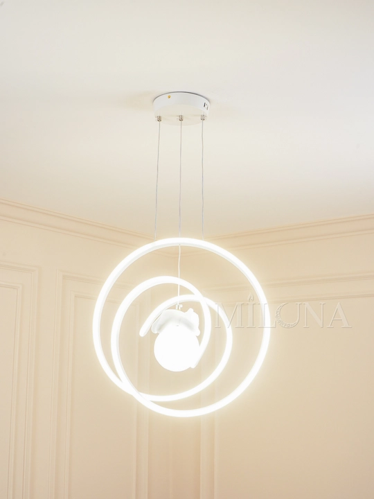 Lyustra Led, 3xil yoritish rejimli, balandligi sozlanadi, svetodiodli,bolalar xonasi uchun