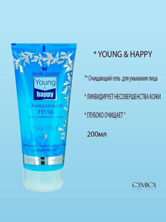 B/J Young&Happy Очищающий гель для умывания 200мл