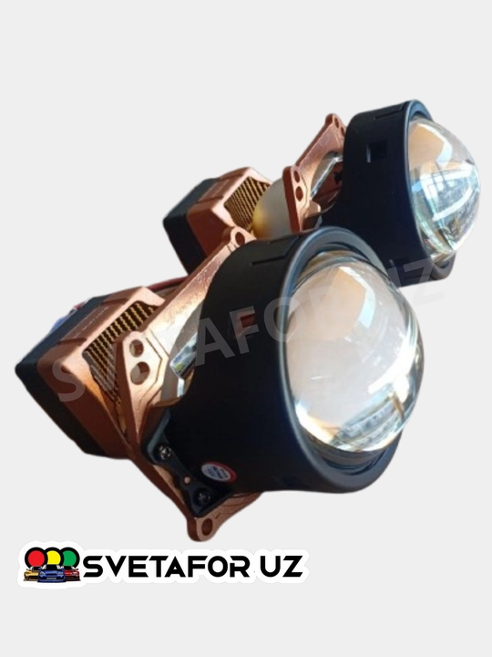 Aozoom Red Warrior ALPD‑11 Universal BILED 3 dyuym, Past 93V/ Нuqori 101V, 5500K, 12V