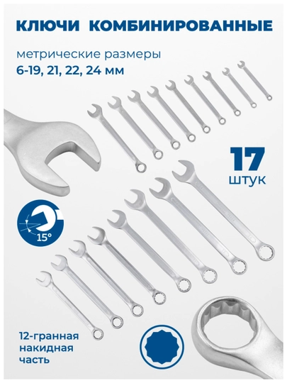 Набор инструментов Scheppach, ключей, от 82 до 202 предметов в кейсе
