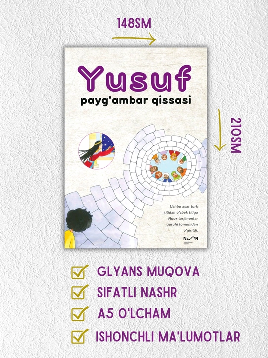 10 ta Kitob. Payg'ambarlar qissalari, Bolalar kitoblari, Payg'ambarlar tarixi, sovg'a
