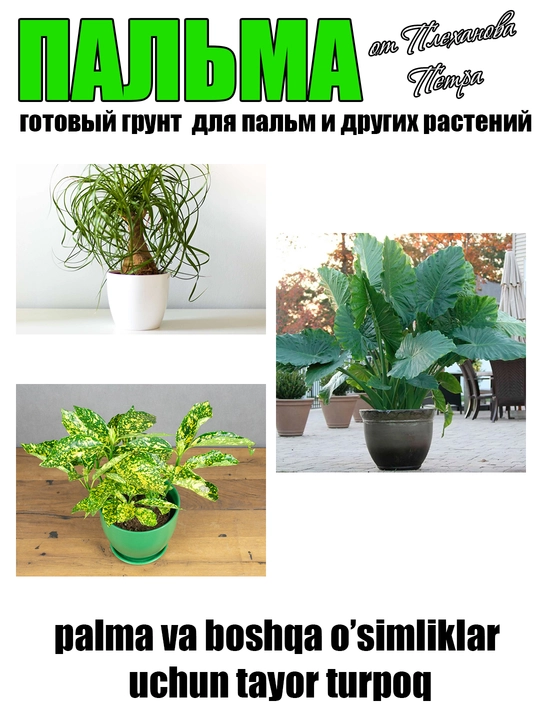 Грунт для пальмы готовый от Петра Плеханова