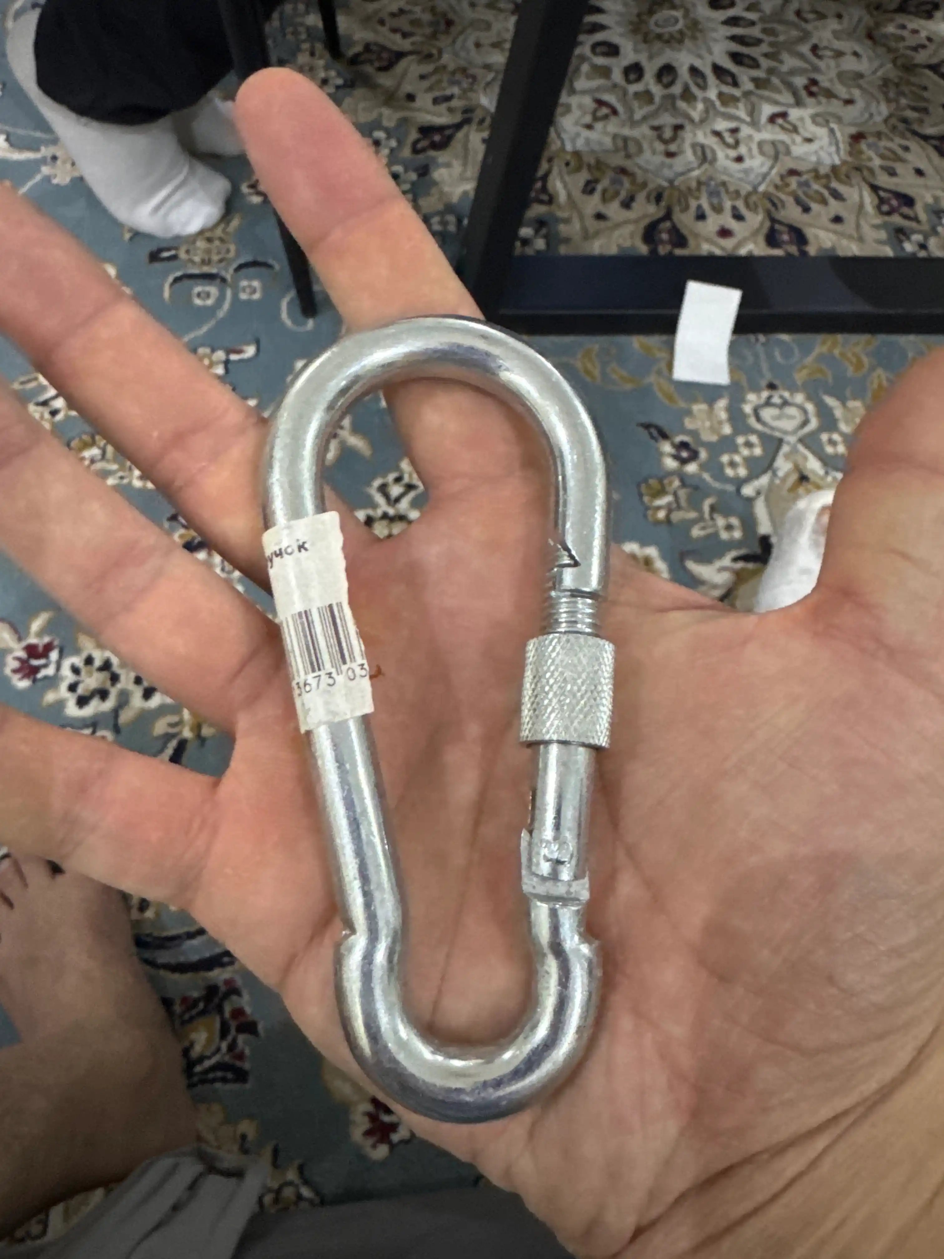 Olovli karabiner DIN 5299S, 5 mm