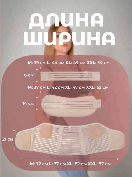 Универсальный бандаж для беременных – 4 в 1