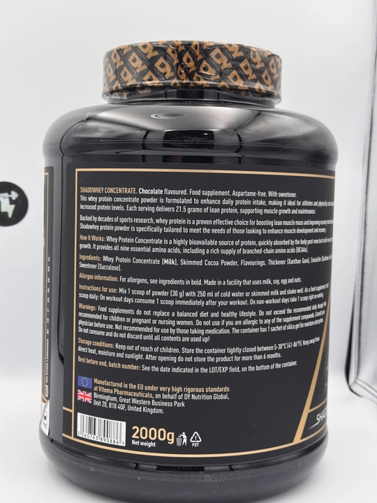 DY SHADOWHEY 2kg whey protein concentrat 100% sut zardobi