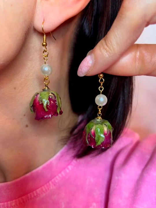 Серьги женские, круглые, со стразами