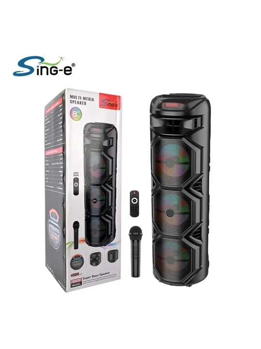 Telefon uchun ushlagich - o‘zi yopishadigan, simsiz karnay, RGB yoritgich, Bluetooth 8301 - 