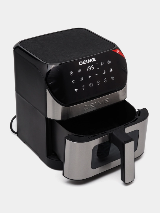 Deime aerogrill, 6, 7, 8, 10 l, yog‘siz qovurish, 1800 Vt quvvatli, ko‘p funksiyali