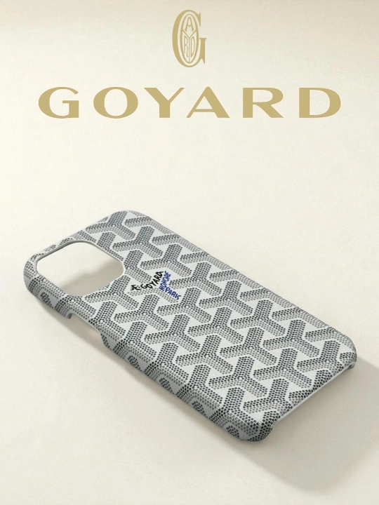 Чехол Goyard для iPhone X, XR, 11, 12, 13, 14, 15, 16 Pro, Max, Plus, белый, синий, черный