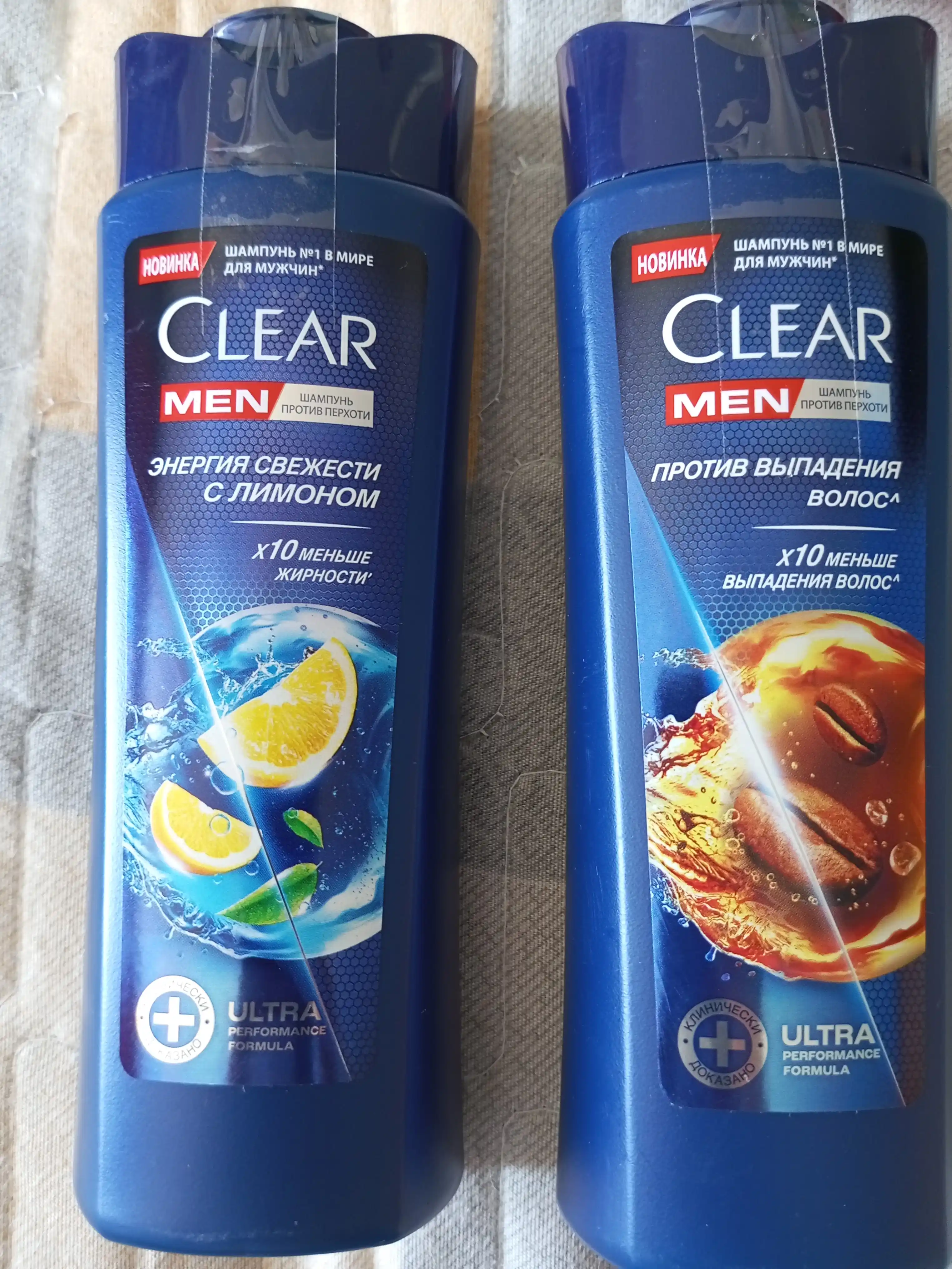 Шампунь CLEAR MEN против перхоти, ЭНЕРГИЯ СВЕЖЕСТИ С ЭКСТРАКТОМ ЛИМОНА,180 мл