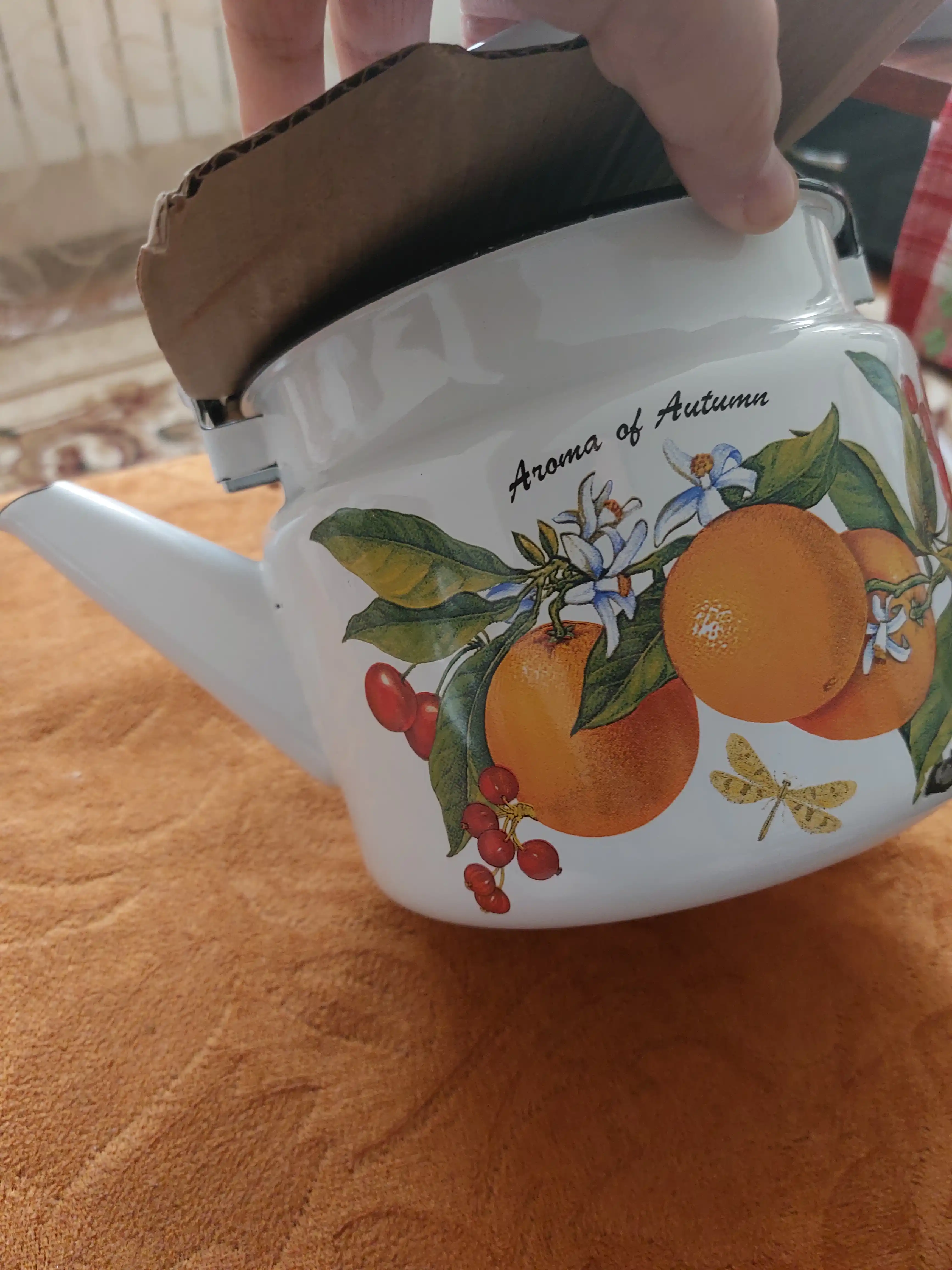 Чайник с крышкой, чайник заварочный, 2.0 л, эмалированный