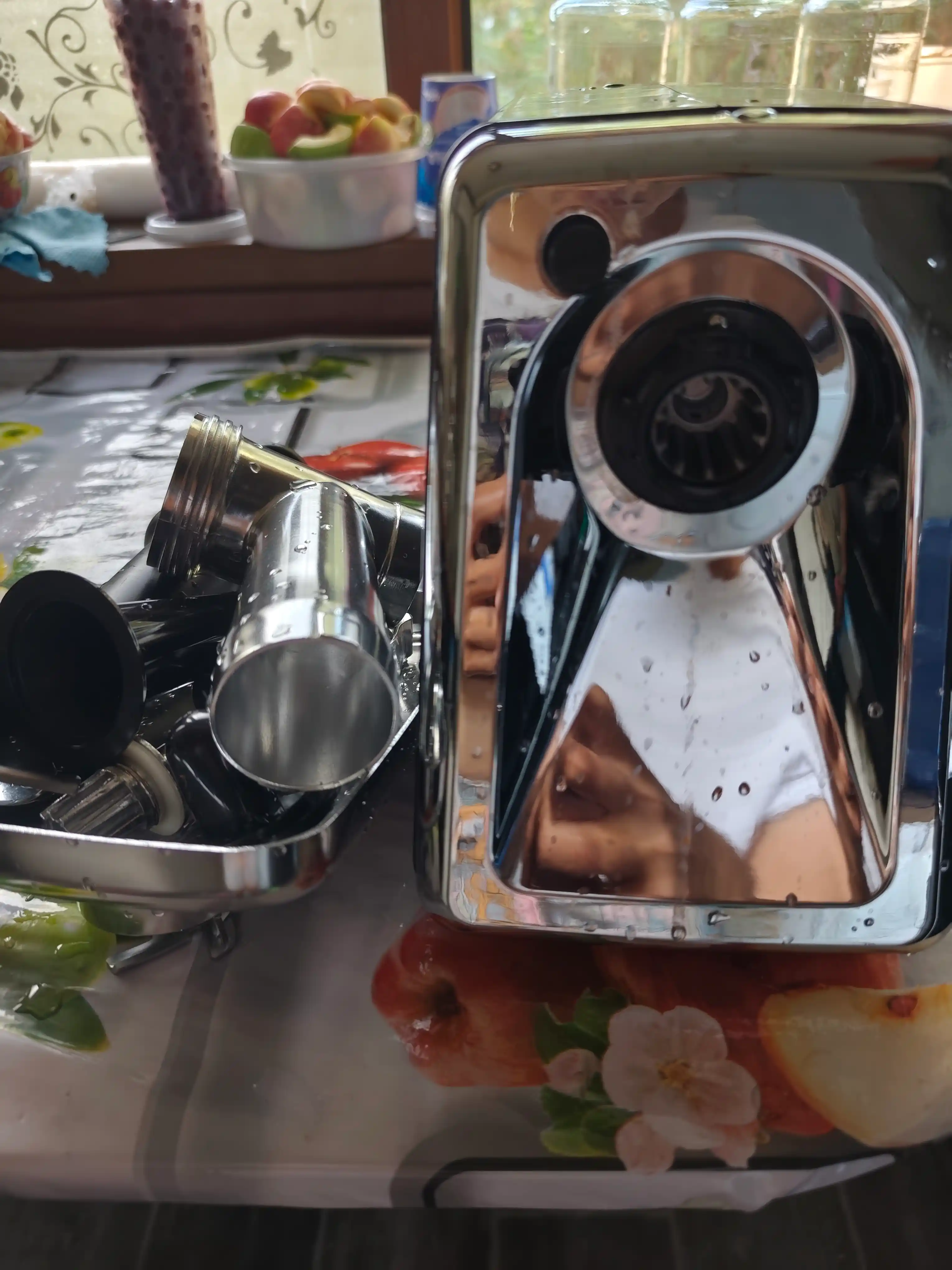 Go sht qiymalagich 2200 Vt po'lat pichoq 5-7 mm nozul kolbasa kubbe revers himoya VIDARTE
