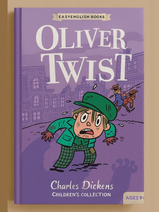 Children's book A Christmas Carol, Oliver Twist, David Copperfield, Great Expectations - 