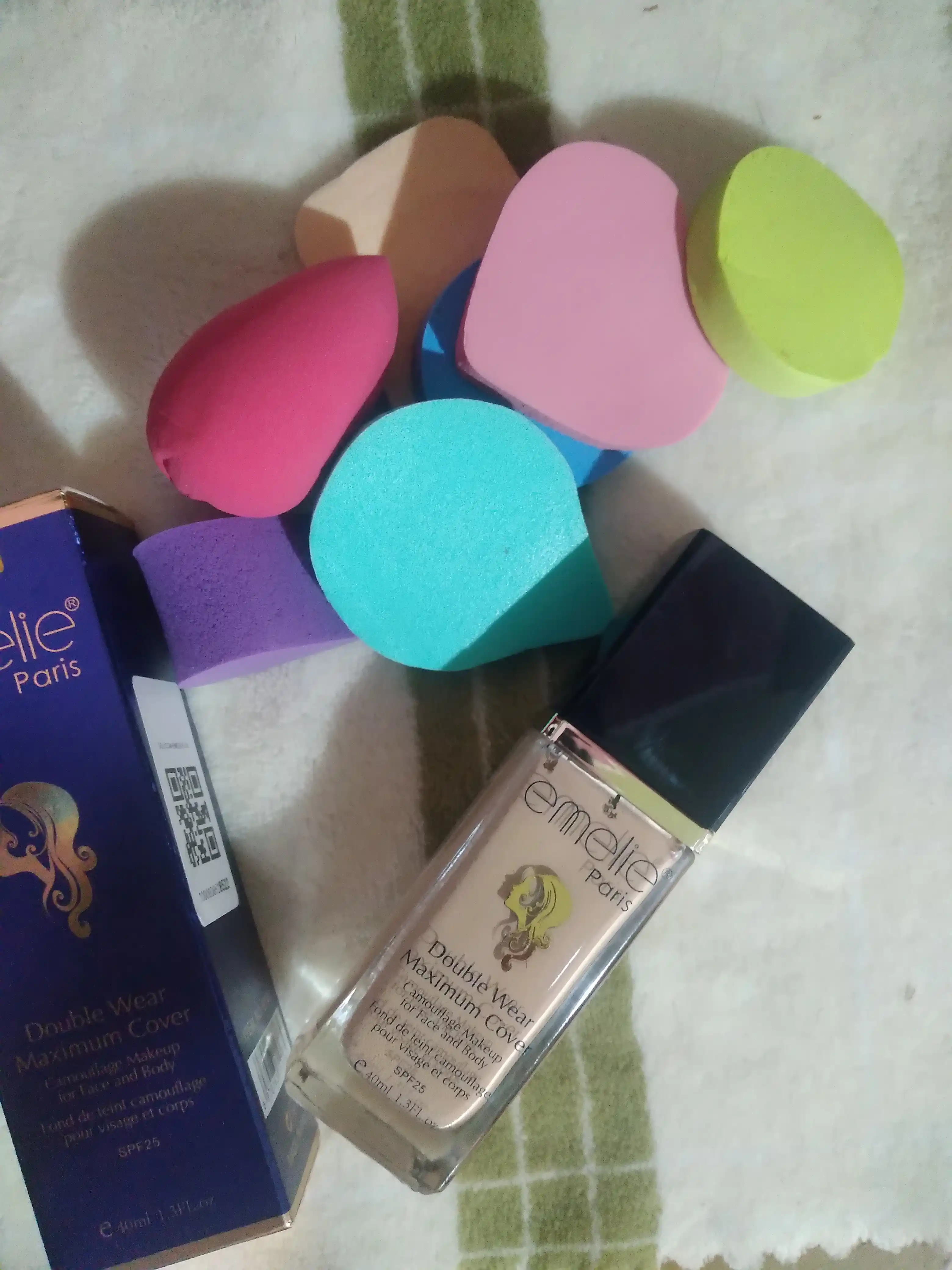 Tonal krem, emelie SPF 25 makiyaj asosi, namlantiruvchi, xira tusli, 45 ml