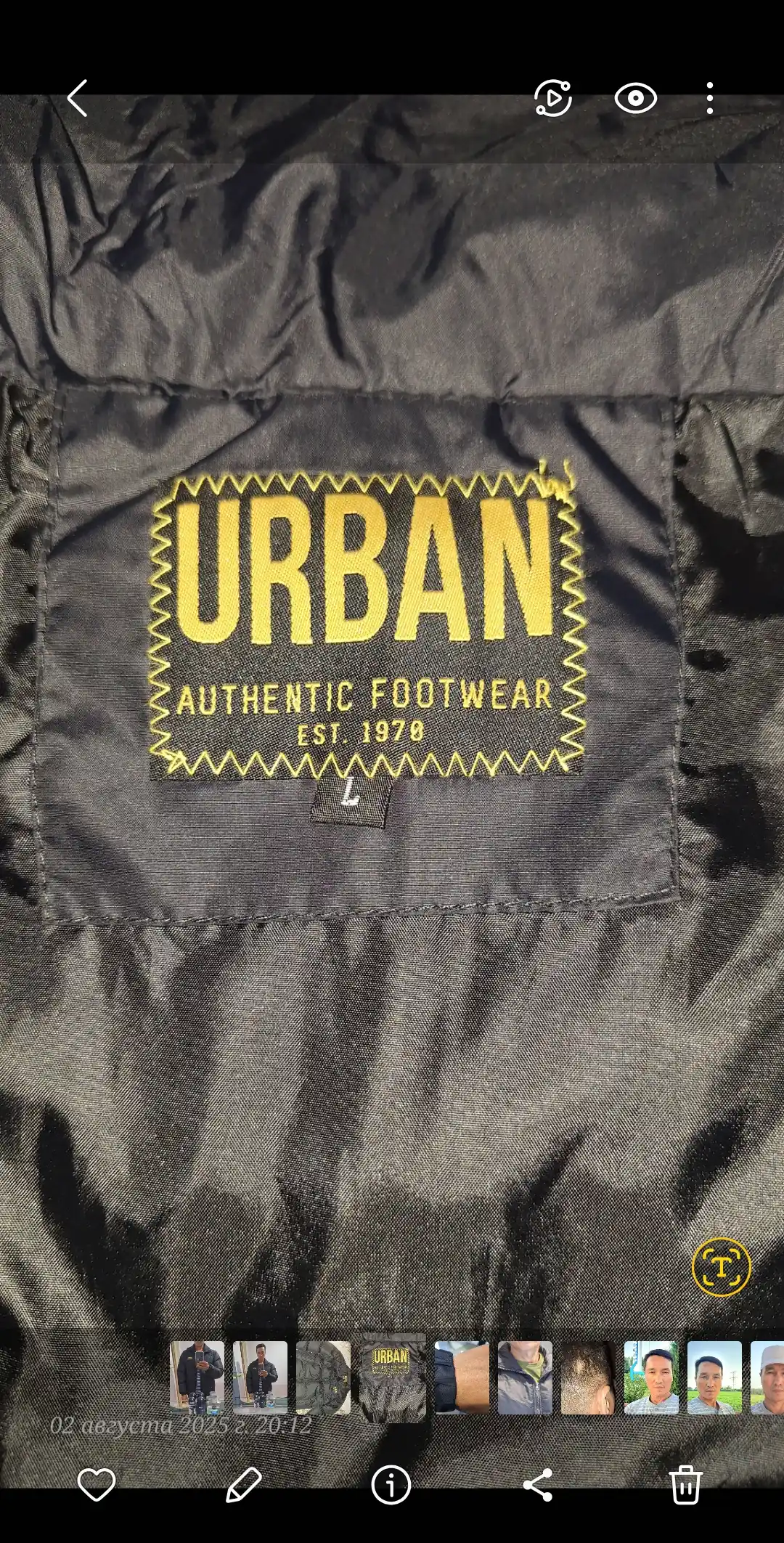 Qishki kurtka Urban Authentic, kapyushonsiz