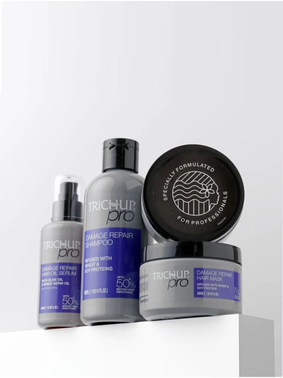 Trichup Pro Damage Repair Shampoo 300 ml tiklovchi shampun, shikastlangan sochlar uchun