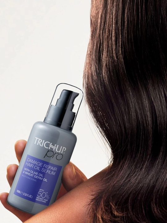 Soch uchun tiklovchi zardob (Trichup Pro Damage Repair Hair Oil Serum 100 ml)