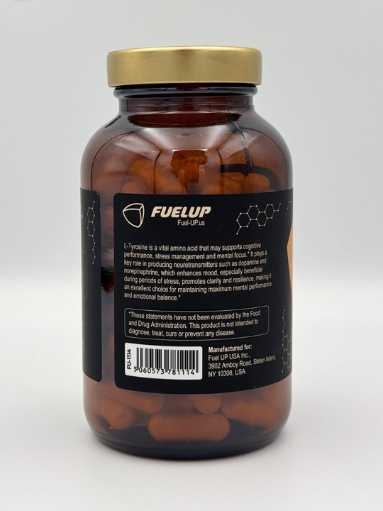 FuelUP L Tyrosine 500mg 120 veg caps л тирозин